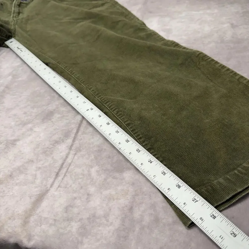 Vintage Ralph Lauren Pants Men Size 40 Brown‎ Corduroy Polo Cords Y2K
